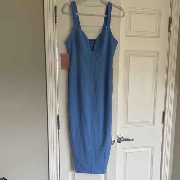 NWT BHLDN Sky Blue Midi Dress - Picture 3 of 5